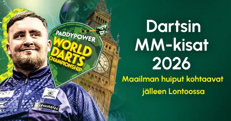 Dartsin MM-kisat 2026 – maailman huiput kohtaavat jälleen Lontoossa