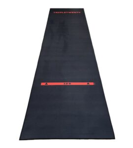 tripletwenty darts matto musta punainen