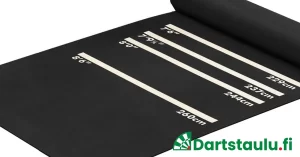 darts-mitat ja taulun korkeus