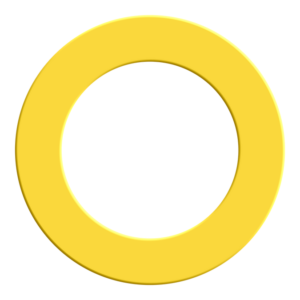 Mcdart darts taulun Surround  - Keltainen