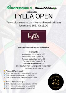 FYLLA-OPEN darts kilpailu