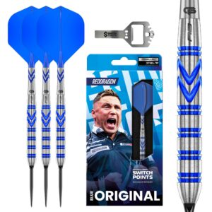 Red Dragon Gerwyn Price Blue Original Switch Point 90% 24g darts-tikka