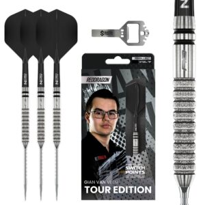Red Dragon Gian Van Veen Tour Edition Switch Point 21g darts-tikka