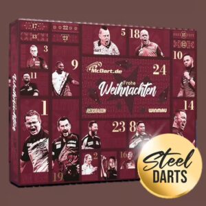 McDart Premium Darts Joulukalenteri 2026 – Steel Tip