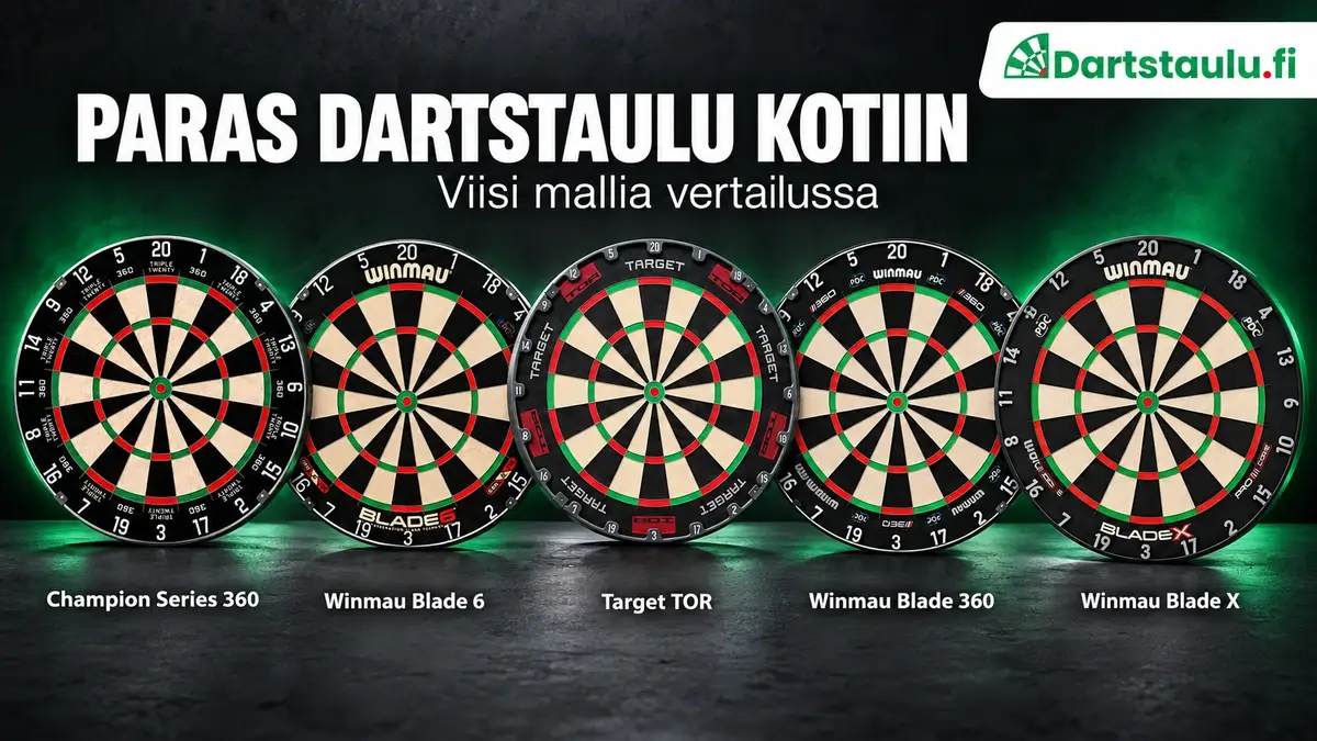 paras dartstaulu kotiin vertailu